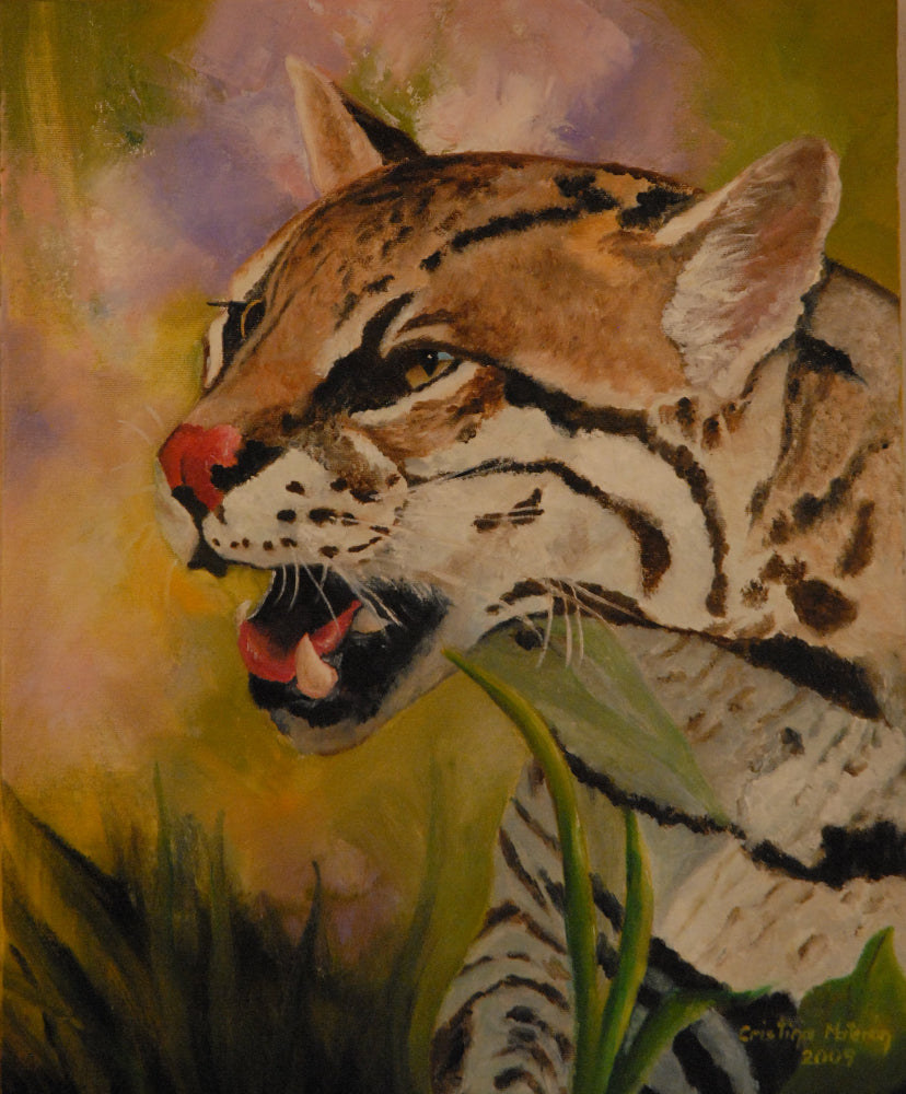 Ocelot painting